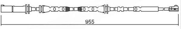 BREMSI WI0687 Сигнализатор, износ тормозных колодок