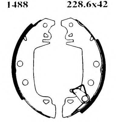 BSF 06068 Комплект тормозных колодок