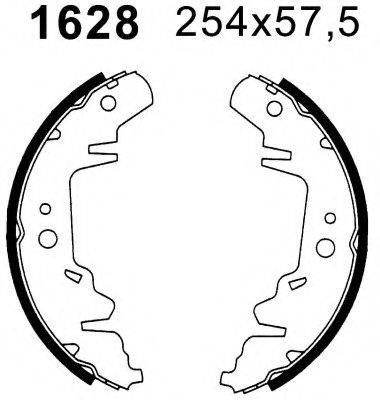 BSF 01628 Комплект тормозных колодок