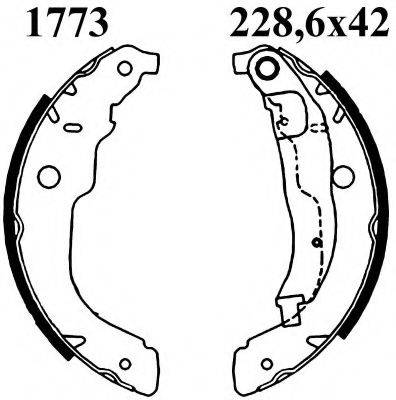 Комплект тормозных колодок BSF 01773