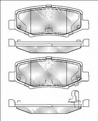 BSF 20027 Комплект тормозных колодок, дисковый тормоз