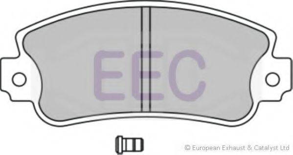 Комплект гальмівних колодок, дискове гальмо EEC BRP0417