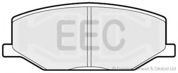 Комплект тормозных колодок, дисковый тормоз EEC BRP0468