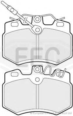 Комплект тормозных колодок, дисковый тормоз EEC BRP0513