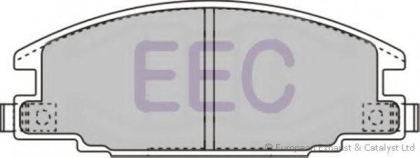 Комплект гальмівних колодок, дискове гальмо EEC BRP0615