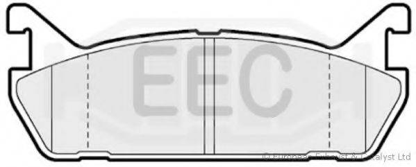 EEC BRP0683 Комплект гальмівних колодок, дискове гальмо