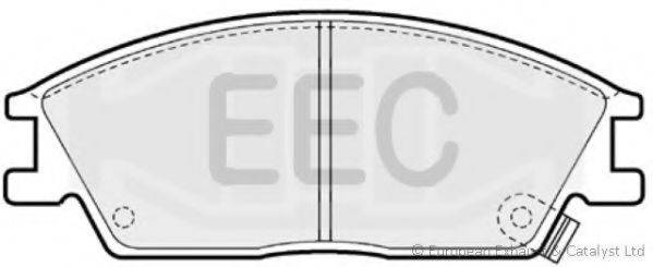 Комплект гальмівних колодок, дискове гальмо EEC BRP0705