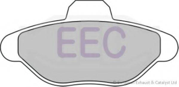 EEC BRP0796 Комплект гальмівних колодок, дискове гальмо