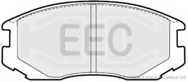 Комплект гальмівних колодок, дискове гальмо EEC BRP0913