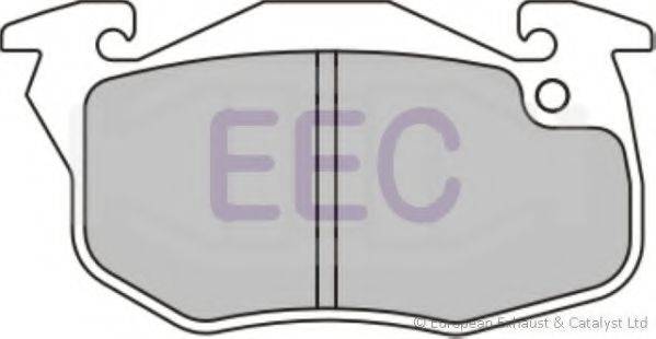 Комплект тормозных колодок, дисковый тормоз EEC BRP0920