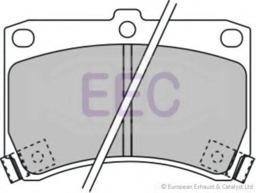 EEC BRP1073 Комплект тормозных колодок, дисковый тормоз