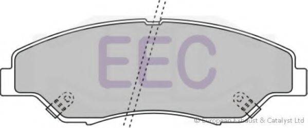 EEC BRP1124 Комплект тормозных колодок, дисковый тормоз
