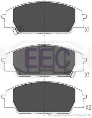 EEC BRP1128 Комплект тормозных колодок, дисковый тормоз