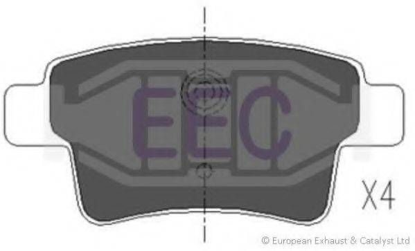 EEC BRP1526 Комплект тормозных колодок, дисковый тормоз