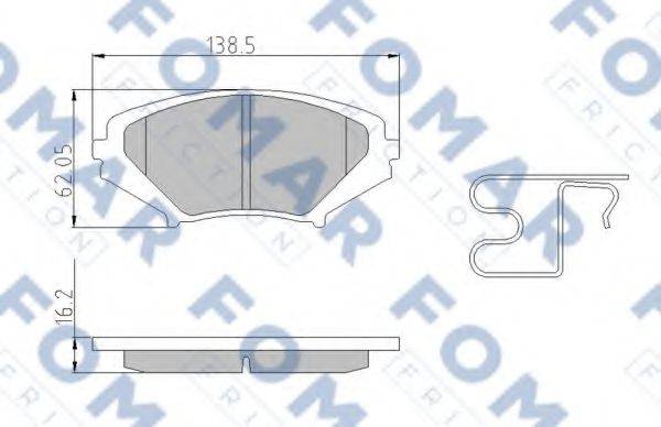 FOMAR FRICTION FO 968881
