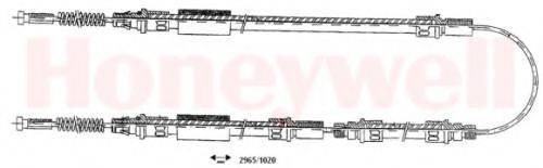 Трос, стояночная тормозная система BENDIX 431300B