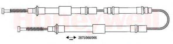 BENDIX 431301B Трос, стояночная тормозная система