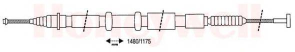 Трос, стояночная тормозная система BENDIX 431364B