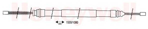 BENDIX 432158B Трос, стояночная тормозная система