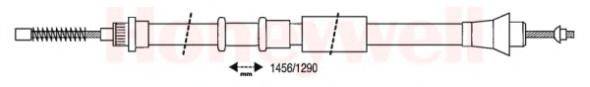 BENDIX 432645B Трос, стояночная тормозная система