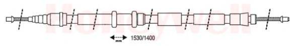 Трос, стояночная тормозная система BENDIX 432646B