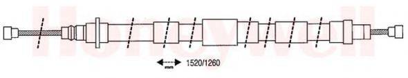 Трос, стояночная тормозная система BENDIX 432955B