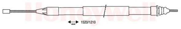 Трос, стояночная тормозная система BENDIX 432971B