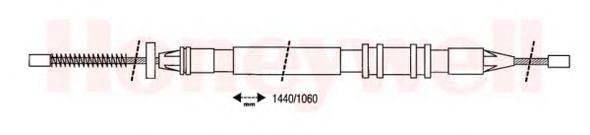 BENDIX 432973B Трос, стоянкова гальмівна система