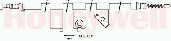 BENDIX 434365B Трос, стояночная тормозная система