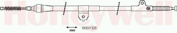 BENDIX 434368B Трос, стоянкова гальмівна система
