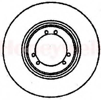 BENDIX 561098B Тормозной диск