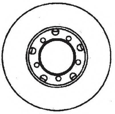 Тормозной диск BENDIX 561135BC