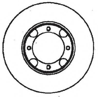 Тормозной диск BENDIX 561521B