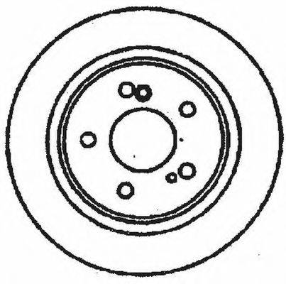 гальмівний диск BENDIX 561575BC
