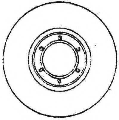 Тормозной диск BENDIX 561618B