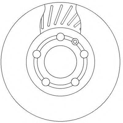 Тормозной диск BENDIX 562307B