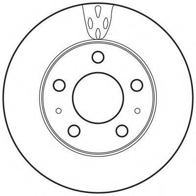 Тормозной диск BENDIX 562630BC
