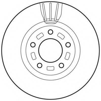 BENDIX 562635BC Тормозной диск