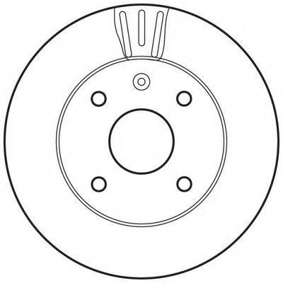BENDIX 562662BC Тормозной диск