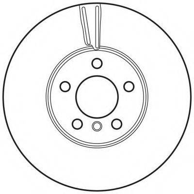 Тормозной диск BENDIX 562691BC