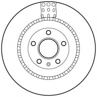 BENDIX 562735BC Тормозной диск