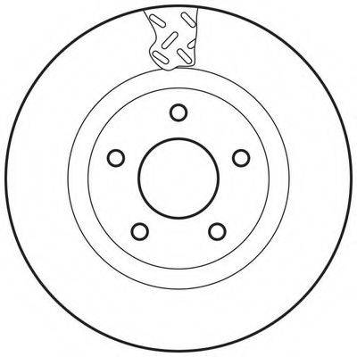 BENDIX 562769BC гальмівний диск