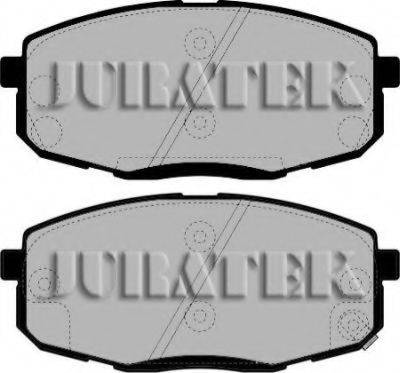 Комплект гальмівних колодок, дискове гальмо JURATEK JCP1869
