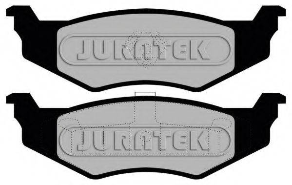 Комплект гальмівних колодок, дискове гальмо JURATEK JCP1099