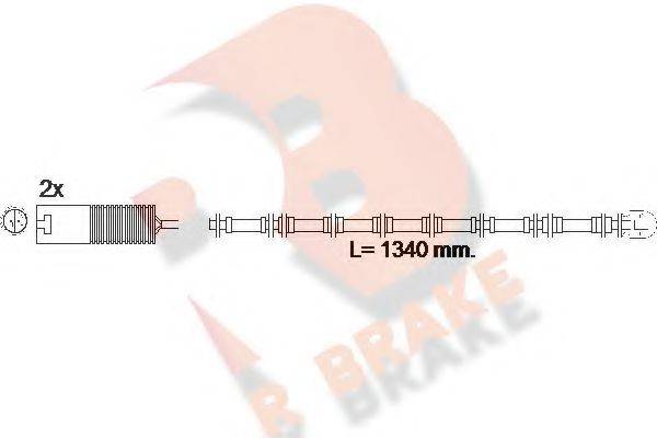 R BRAKE 610391RB Сигнализатор, износ тормозных колодок