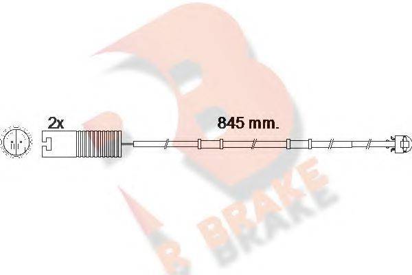 R BRAKE 610448RB Сигнализатор, износ тормозных колодок