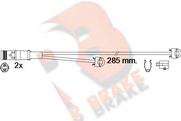 R BRAKE 610614RB Сигнализатор, износ тормозных колодок