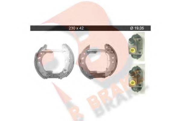 Комплект тормозных колодок R BRAKE 79RBKT0041