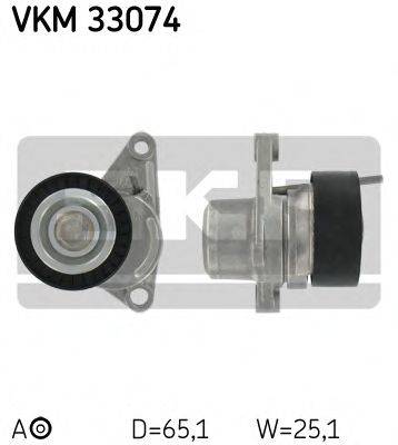 SKF VKM33074 Натяжной ролик, поликлиновой  ремень