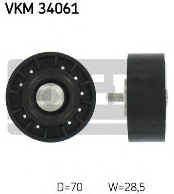 Паразитний / провідний ролик, полікліновий ремінь SKF VKM 34061